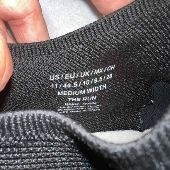 Kenneth Cole The Run Canvas Sneaker Shoe Black Inner Sock Mens Size 11 main image 12